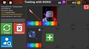 Best Trading Offers for Permafrost in Survive the killer | [ROBLOX]