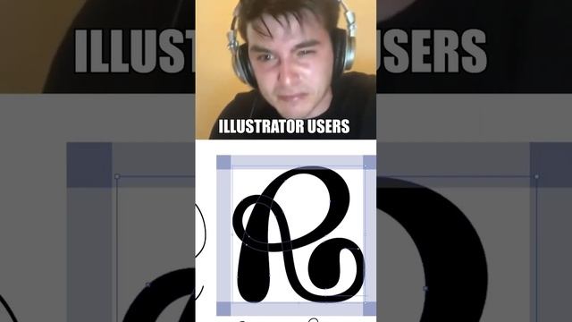 Photoshop users vs Illustrator users #graphicdesign #adobephotoshop #adobeillustrator