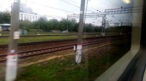 Аэроэкспресс в Аэропорт Домодедово. ЭД4МКМ 0002. Москва-Павелецкий вокзал - Аэропорт Домодедово.