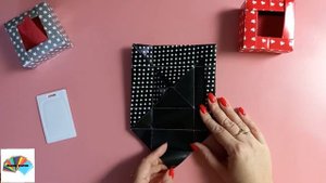Коробочка для салфеток/Салфетница/ Оригами коробочка/