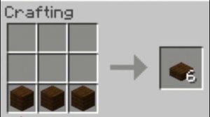 Minecraft Survival: How to Make Dark Oak Slab