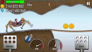 МАШИНА - ПАУК обновление Hill Climb Racing, обзор прохождение игры Хилл Климб Рейсинг.