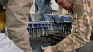 Производство арболитовых блоков в металлических формах, изготовленных ООО Сфера Альянс г. Воронеж