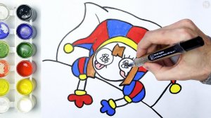 Como Dibujar triste en la cama a POMNI de The Amazing Digital Circus | tadc