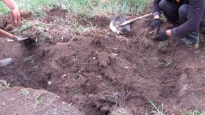 Раскопки на месте старой кузницы - отбил металлоискатель за 3 часа
