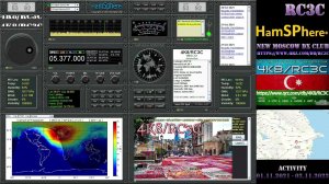 4K8/RC3C - HamSphere - Evening Activity from OSR Azerbaijan