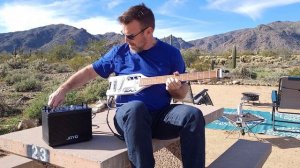Took my Joyo DC-15S Battery Powered Amp on a Camping Trip