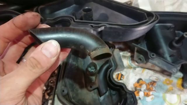 Раздушиваем воздушный фильтр STELS SKIF смотреть онлайн