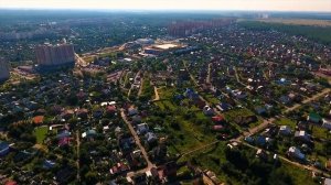 Город Домодедово с высоты [aerial survey] Domodedovo city