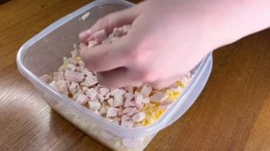 Салат "Лесная поляна" Рецепт салата с курицей и грибами