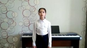 Тютчев "Зима не даром злится". Читает Родькина, 9 лет