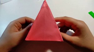 ОБЪЕМНЫЙ 3D ТРЕУГОЛЬНИК ИЗ БУМАГИ Paper Pyramid Easy Tutorial - How to make an Origami 3D Pyramid