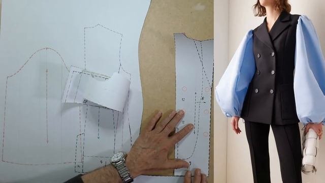 моделируем жакет Modelado De Chaqueta #курсыкройкиишитья  #валерийпрокудиншитьё #diseño.