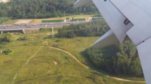 Посадка в Аэропорту Внуково (Москва) Landing Vnukovo Moscow airport Boeing 737-800 NG