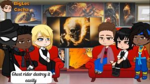 Spider-Verse react to Ghost Rider | Peter Parker | Full Video