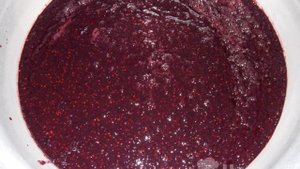 Джем из ежевики с кокосовой стружкой