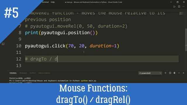 Python Automation Series #11: How to automate your mouse and keyboard in Python ? смотреть онлайн