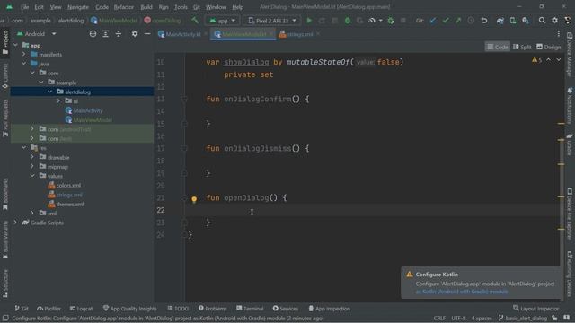 Android Studio. - Alert Dialog en Jetpack Compose смотреть онлайн