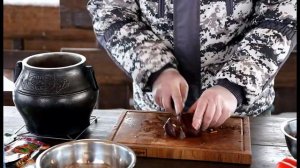Борщ в афганском казане
