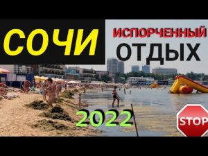 Отдых в Сочи 2022 ИСПОРЧЕН❗? Сочи/Адлер в августе: стоит ли ехать?Ужасные пляжи Сочи сегодня/сейчас