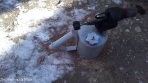 Переделка бензиновой лампы под автомобильный насос.