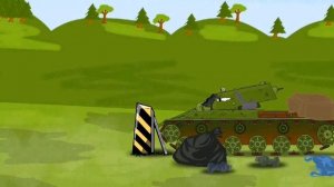 Предыстория Монстра Мусора! | Мультики про танки | Рисуем мультфильмы 2