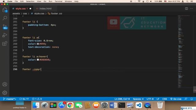 Ecommerce Website With PHP & MySql - 29 - Footer design смотреть онлайн