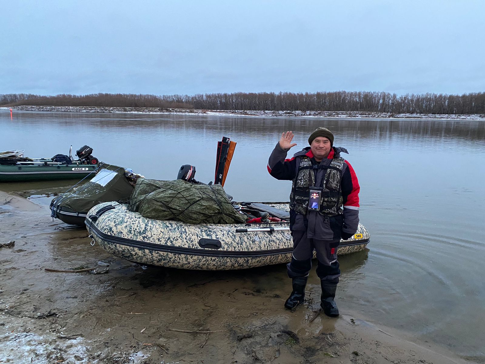 Экстремальный сплав по Иртышу, второй день.