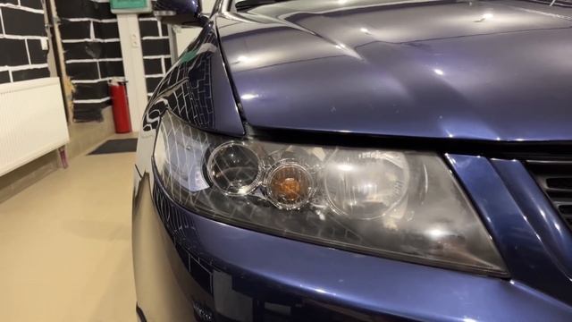 Honda Accord 7 - замена линз на диодные Expression
