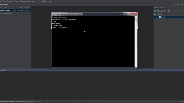 MongoDB Tutorial for Beginners - Creating a database in MongoDB - Part 4