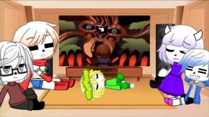 Реакция персонажей Undertale на "Fallen Angel"