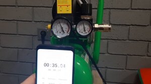 Компрессор безмасляный ECO AE-10-OF1 Размеры ресивера и производительность на выходе в таблице exce