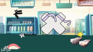 Convenience Store Food MUKBANG F vs Alphabet Lore X and Lobster attack | ANIMATION ASMR || Sun Sun
