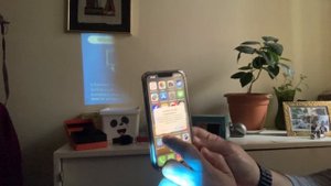 Conectando un #projector Yt200 con un celular iPhone
