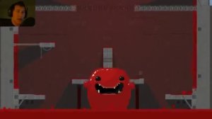 Markiplier dies a lot in Super Meat Boy