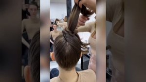 Быстрая причёска с имитацией челки