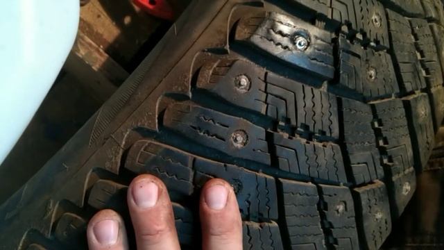 Ошиповка, дошиповка, ремонтный шип, зимняя резина. Pinning, Doweling, Repair Spike, Winter Tires.