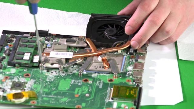 Установка системы охлаждения DV6-2030er смотреть онлайн