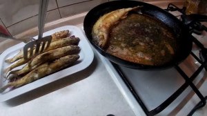 Сегодня жарим корюшку