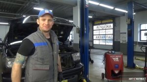 Тойота промывка системы автокондиционера. Flushing the air conditioner