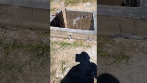 Основание для уличного туалета готово.