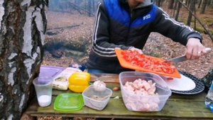 ЕДА в ЛЕСУ!ГОТОВИМ ВКУСНЯШКУ.