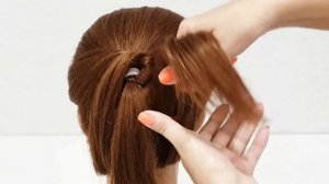 Объемный Пучок за 2 секунды на КОРОТКИЕ ВОЛОСЫ.