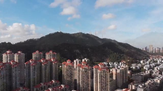 Zhuhai, China from bird’s eye view смотреть онлайн