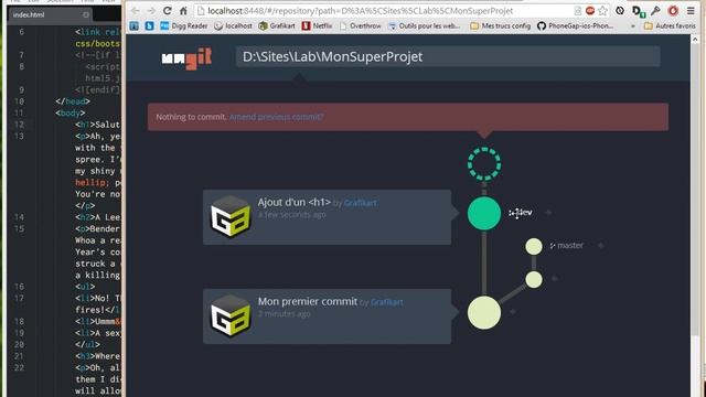 Comprendre Git (15/18) : Ungit смотреть онлайн