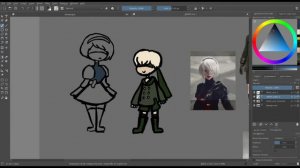 I MADE 2B AND 9S INTO CHARACTERS FROM A KIDS' GAME