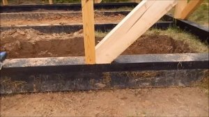 Строительство навеса часть 2 (стены)