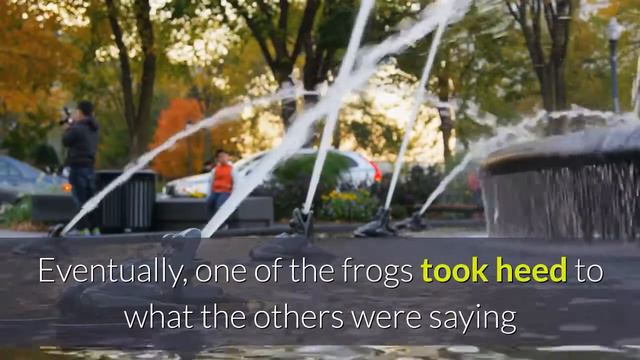 The Deaf Frog-an Inspirational Story the group of frogs encouragement смотреть онлайн