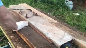 Загибаем хомуты для армирования армопояса.