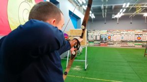 Стрельба по вороне из традиционного лука